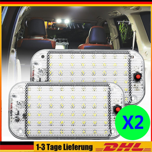 2stk 48led 12v deckenlampe - 2stk.,