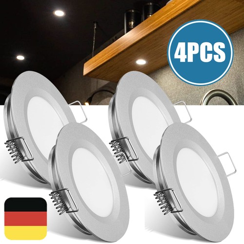 12v led silber - 4×,